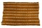 The Bead Chest Brown Bogolan Mali Mud Cloth - Handmade African Textile from West Africa - 40x64 Inches - Ideal for Home Decor, Boho Throw Blanket, Upholstery, or Crafts